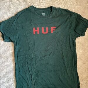 HUF Green and Red Short Sleeve Tee